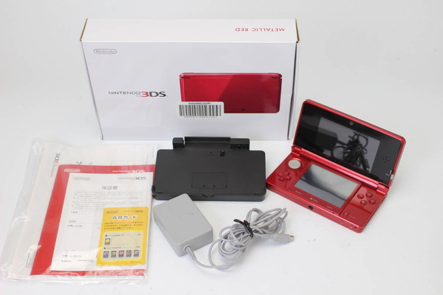 任天堂 ニンテンドー Nintendo 3DS 本体 CTR-001 赤 メタリックレッド（ニンテンドーDS本体）の買取価格 （ID