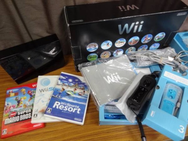 wii黒スポーツリゾートパック リモコン2（Wii本体）の買取価格 （ID 