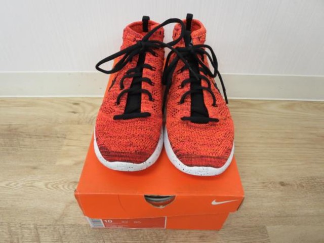 Nike ナイキ スニーカー Lunarlon Us8 26cm オレンジ 靴 ブーツ