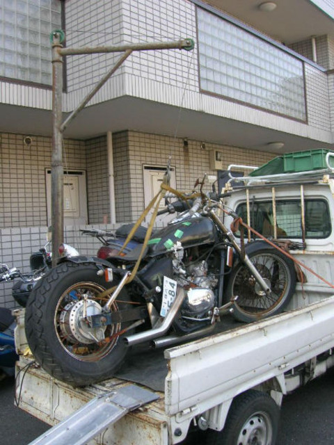 バイク無料回収（ヤマハ・スティード