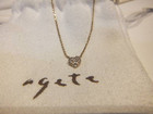 アガット agate K10 ハート ダイヤ ネックレスの詳細ページを開く