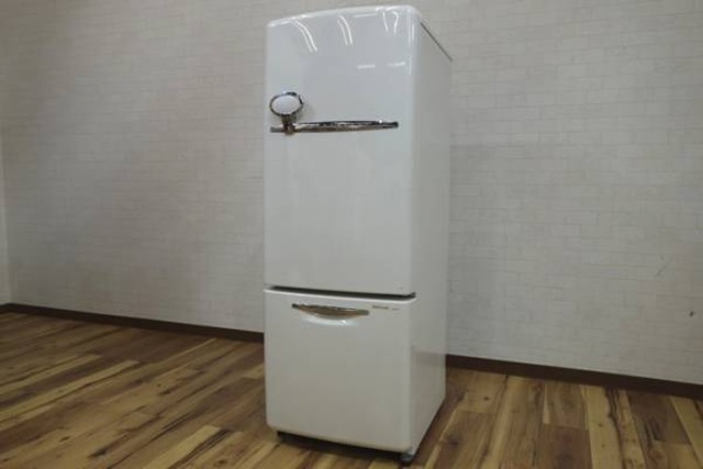 ＊送料込み＊National WiLL FRIDGE mini レトロ白冷蔵庫 ナショナル Will 冷蔵庫 NR-B171R 165L FRIDGE mini 2D （ 冷蔵庫