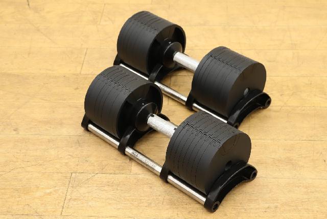 フレックスベル 可変式ダンベル 重さ2kg～32kgまで調節可能 2点セット 