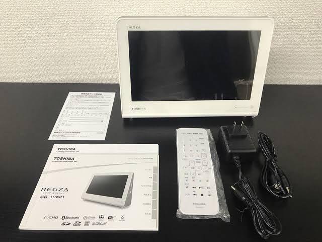 東芝 REGZA 防水 ポータブルテレビ 10WP1 