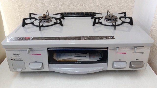 リンナイ Rinnai Rt61gh L ガスコンロ Lpガス プロパン 13年 中古美品 ガスコンロ ガステーブル の買取価格 Id 3212 おいくら