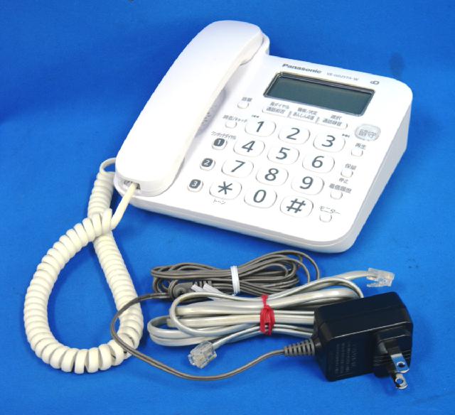 美品 Panasonic 電話機 VE-GD25TA-W ホワイト 白 中古品 状態良好（電話機）の買取価格 （ID:618093）｜おいくら