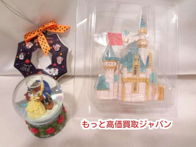 Disney スノードーム シンデレラ 美女と野獣