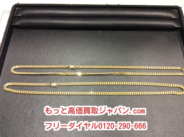 K18 金 ネックレス 60.3グラム 高く 貴金属 買い取り 千葉県 船橋市