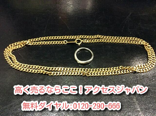 買取金額100.618円 金 ネックレス プラチナ リング 高く 宝石 買取 千葉県 柏市