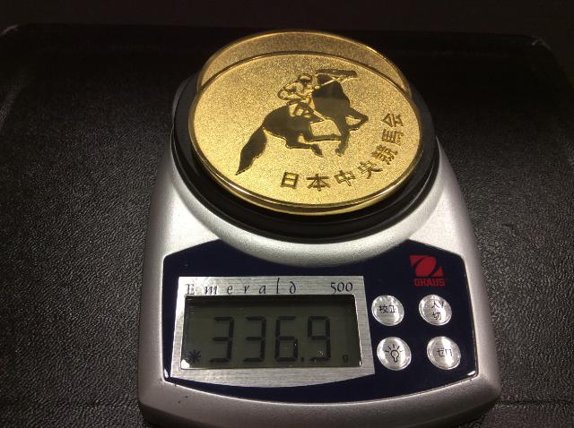 本日 純金 1g 5332円 記念 金 メダル 日本中央競馬会 336.9g 買取