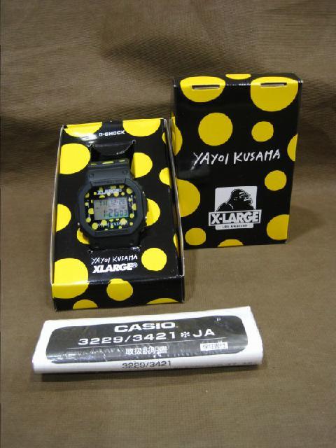Gショック 草間彌生 XLARGE X-girl トリプル コラボ 腕時計 買取 千葉  
