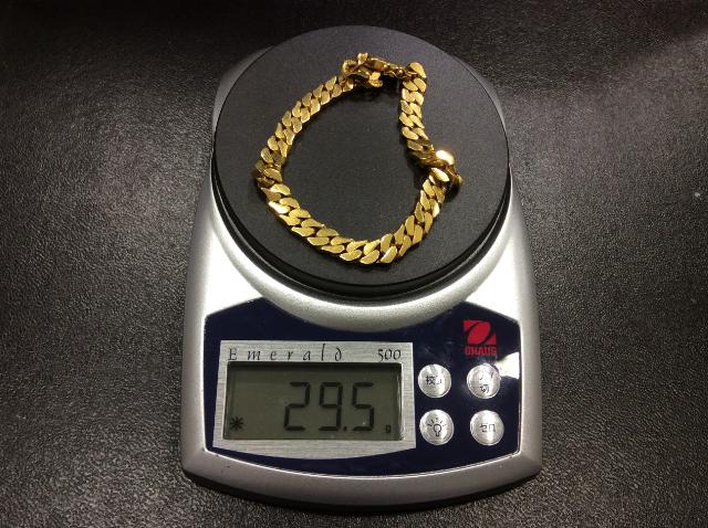 アクセサリー ゴールド 喜平 916A( K22 )ブレスレット22.2g 喜平