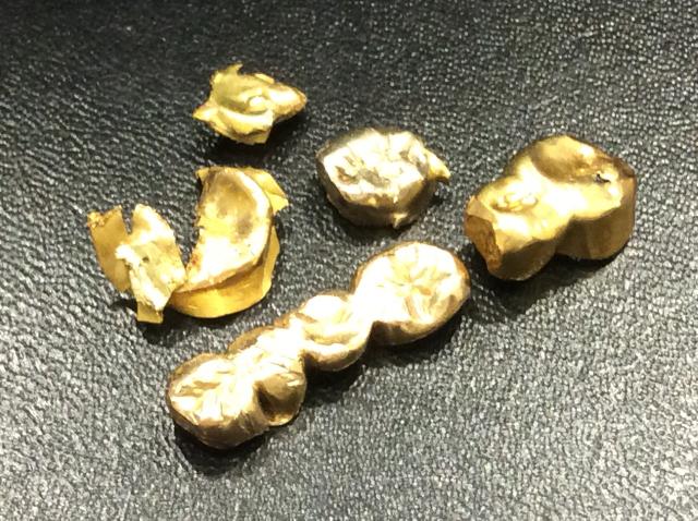 本日 金歯 k18 1g 4766円 16.5g 高く 金製品 買取 千葉県 松戸市