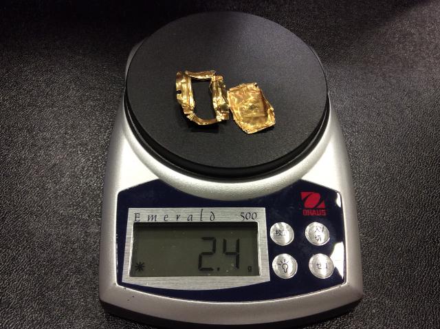 本日 k18 金 1g 4691円 腕時計 フレーム 2.4g 高く 金製品 買取 千葉県 白井市