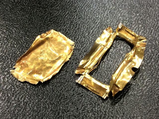 本日 k18 金 1g 4691円 腕時計 フレーム 2.4g 高く 金製品 買取 千葉県 白井市