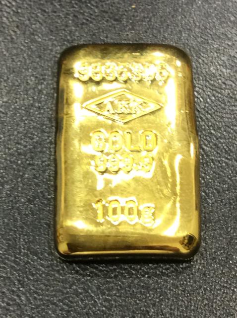 本日 純金 インゴット 1g 6385円 AKK アサヒプリテック 100g 買取 茨城