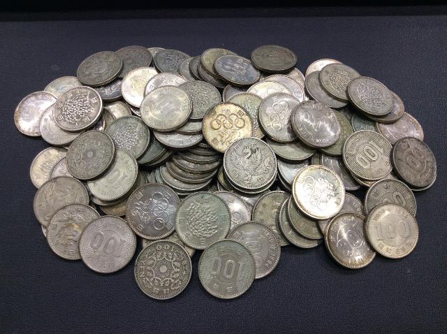旧100円玉 120枚 買取価格１枚 110円 高く 銀貨 記念 メダル 買取 千葉県 松戸市
