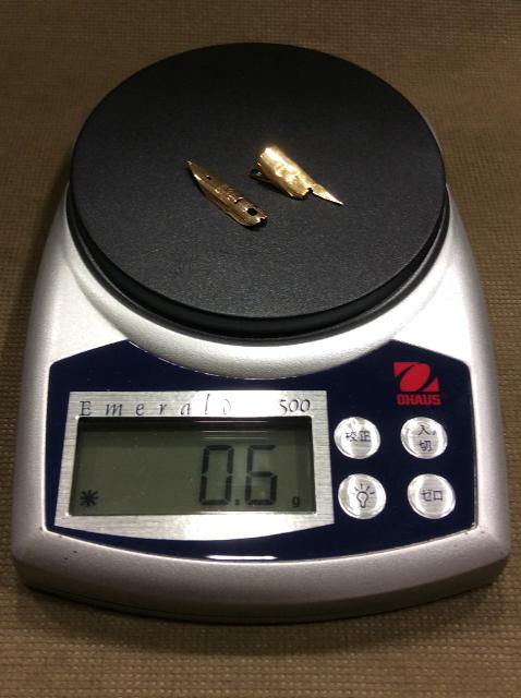 k14 585 刻印あり　ピン Perfwe 腕時計 K14 585 刻印 総重量14 8g 手巻き perfue 機械式