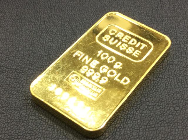 18金バー インゴット 16g 創立15周年記念品（本物） 18金バー