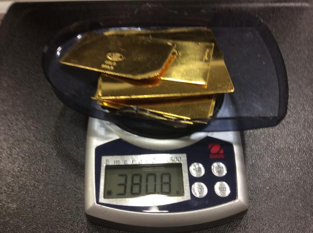本日 純金 スクラップ 1g 7476円 純金板材 380,8g 高く 金製品