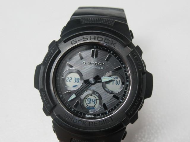 カシオ Gショック AWG-M100SBB ソーラー電波 腕時計 高く G-SHOCK 買取 