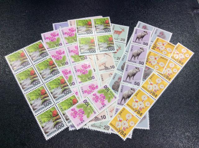 普通切手 バラ 8,208円分 額面の50％ 高く 記念切手 買取 千葉県 柏市