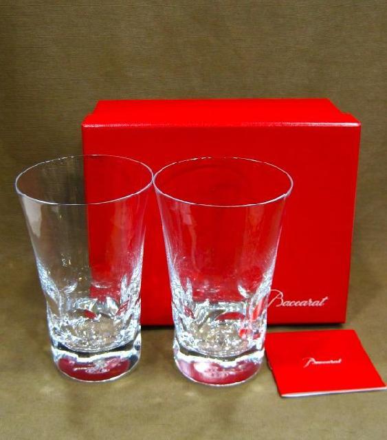 Baccarat バカラ ペア タンブラー グラス 高く クリスタルガラス製品 買取 千葉県 松戸市