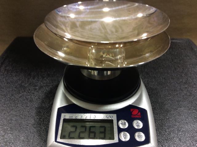 純銀製品 1g 58円 純銀盃 226.3g 高く 銀製品 925刻印 買取 千葉県