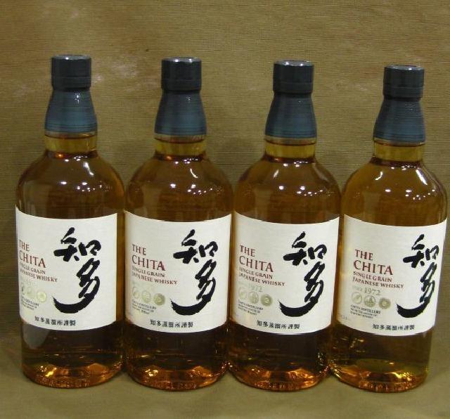 SUNTORY サントリー ウイスキー 知多 4本 高く お酒 古酒 洋酒 買取