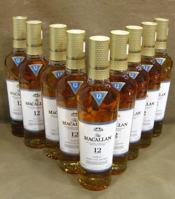 MACALLAN マッカラン 12年 トリプルカスク 350ml 9本 お酒買取 千葉県