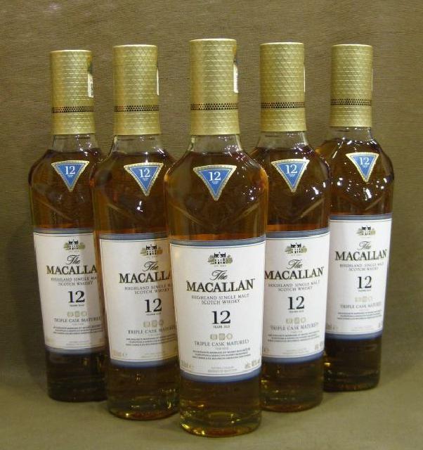 マッカラン 12年 トリプルカスク 350ml 5本 ウイスキー お酒買取 千葉県 松戸市