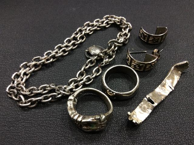 本日 シルバー925刻印 1g 86円 ブレスレット他 42,6g 銀製品買取 東京