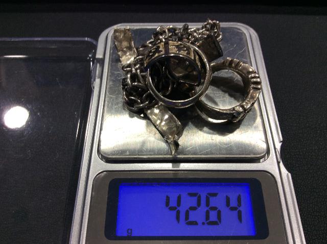 1円スタート シルバー925 ブレスレット 刻印あり 24g 1円スタート☆約