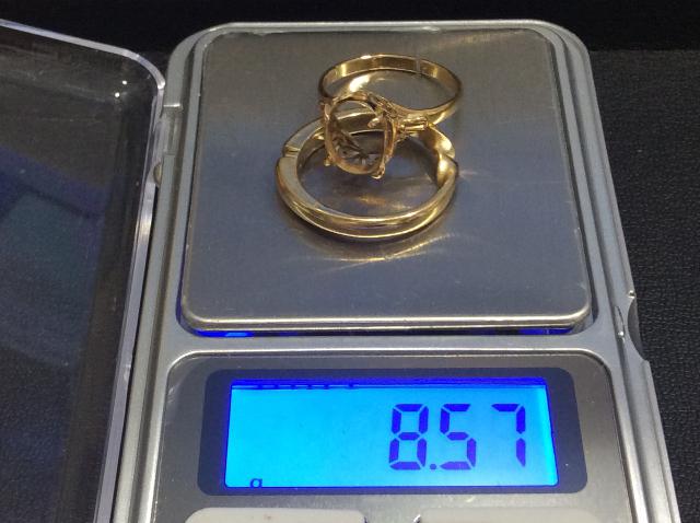 本日 K18 750刻印 金 1g 11,459円 8,5g 指輪買取 千葉県 野田市 