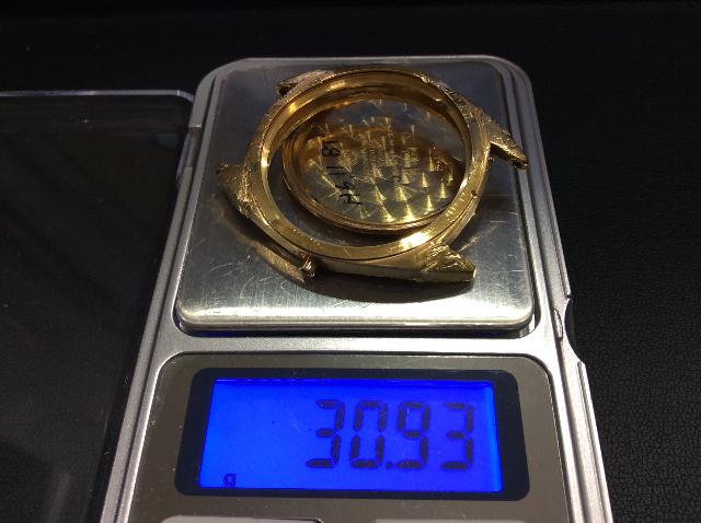 時計ケース　k18刻印　金無垢 本日 K18 (750刻印) 1g 12,317円 金無垢 腕時計 30,9g 金買取
