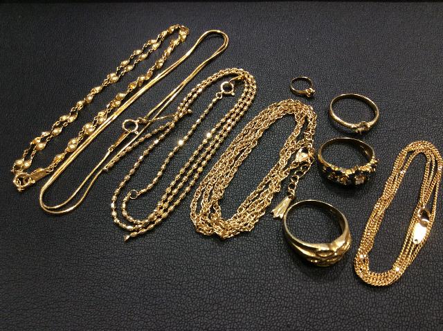 ネックレス 金 750刻印 18k 本日 K18 金 750刻印 1g 15,976円 ネックレス他36,3g 金買取