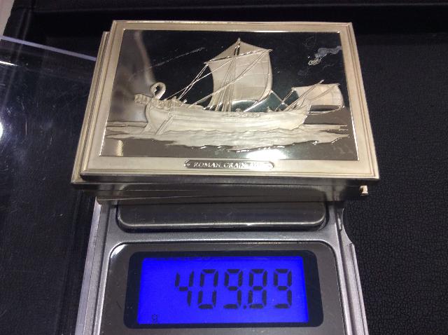 本日 純銀製品 1g 227円 純銀製 記念メダル 409.8g シルバー買取 千葉県 野田市