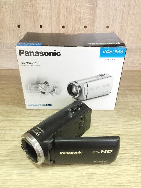 パナソニック デジタルハイビジョン ビデオカメラ FULL HD ブラック HC-V480MS