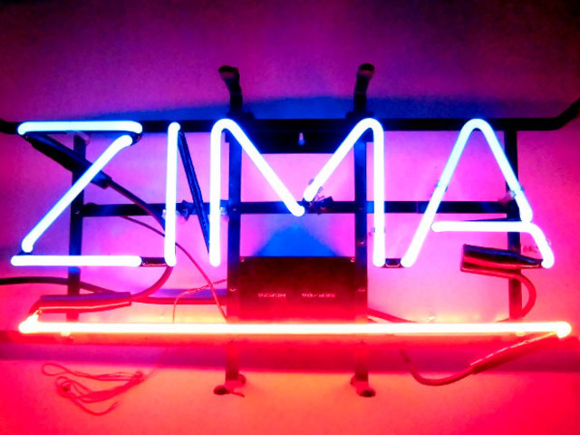 ZIMA/ジーマ ネオンサイン ネオン看板 電光看板 (BAR/ライブハウス等
