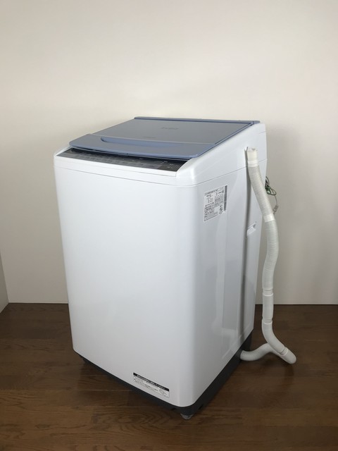 日立 HITACHI 洗濯機 衣類乾燥機 ビートウォッシュ BW-V80A 2017年製