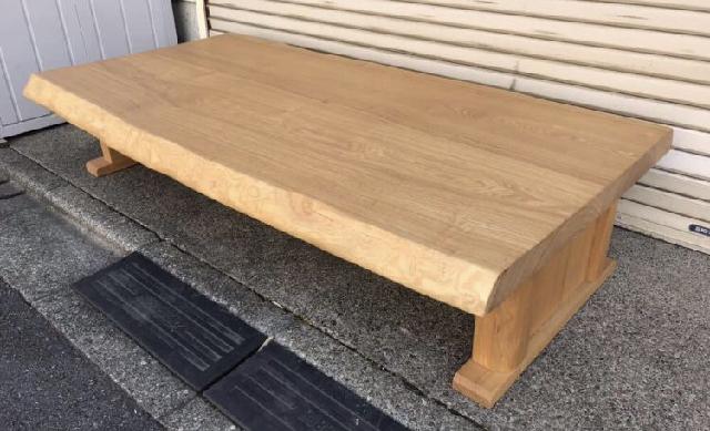 葉山ガーデン 座卓 ローテーブル タモ材