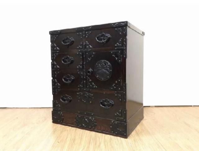 岩谷堂箪笥 桜木作 時代箪笥 小引出し
