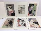 未刊・錦絵六大家名画撰 古法純手摺木版画 24枚 完全版の詳細ページを開く
