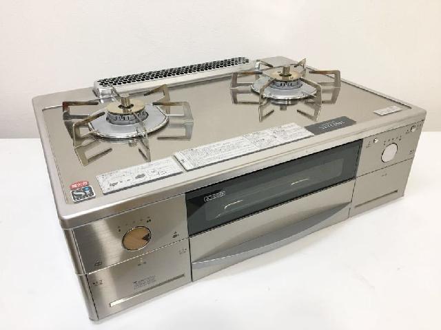 ピピっとコンロ 水無し 両面焼きグリル 都市ガス用 HR-P028A-XDHL 東京