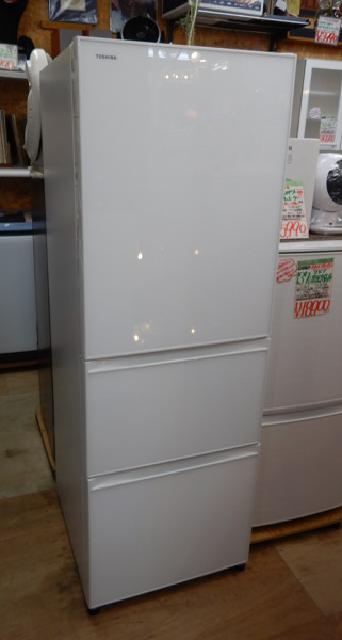 東芝 TOSHIBA ノンフロン冷凍冷蔵庫 GR-G38SXV 大きい