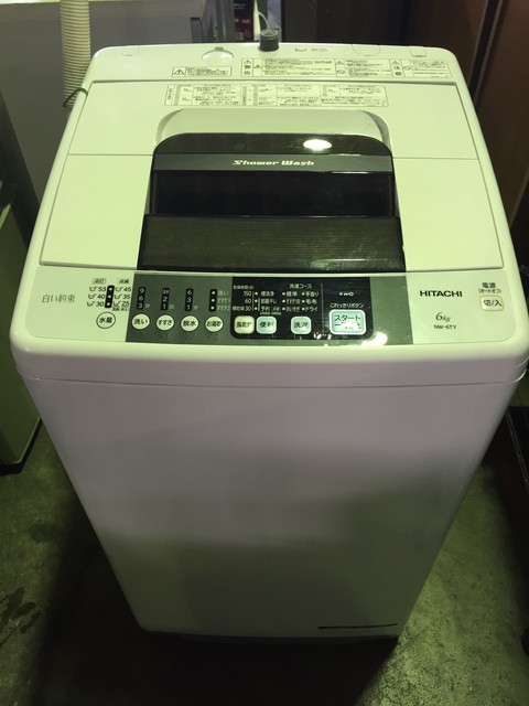 日立全自動洗濯機 6kg 2016年製