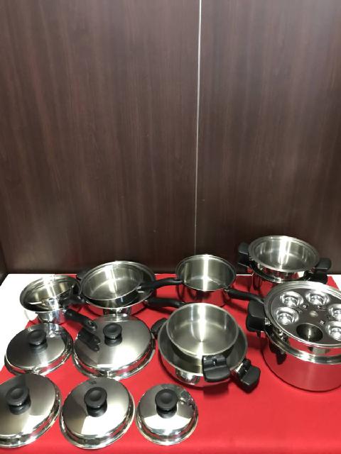 アムウェイ Amway 鍋セット アムウェイ鍋 アムウェイクイーン 7点鍋