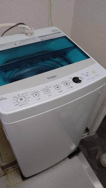 まとめて不用品回収　買取品と相殺　洗濯機　ホワイト