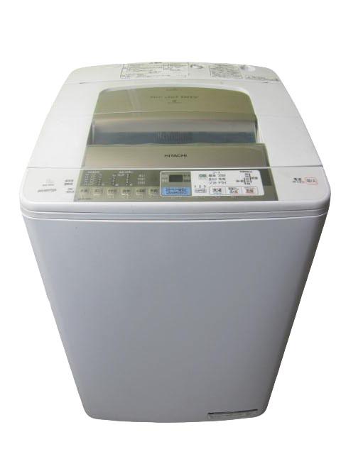 日立　洗濯機　白