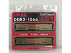 UMAX DDR2-1066 PC2-8500 DIMM 2GB 2枚セットの詳細ページを開く